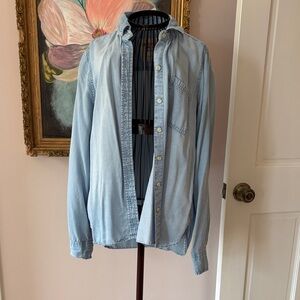 Mossimo Supply Co. Sky Blue Button-Down Shirt